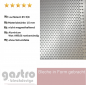 Preview: Aluminium Lochblech Rv 5-8, 1,5mm stark, Nahaufnahme der runden Lochung Preview: Aluminium Lochblech Rv 5-8, 1,5mm stark, Nahaufnahme der runden Lochung